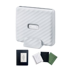 인스탁스 와이드링크 포토프린터 사진인화기 애쉬화이트+선물SET