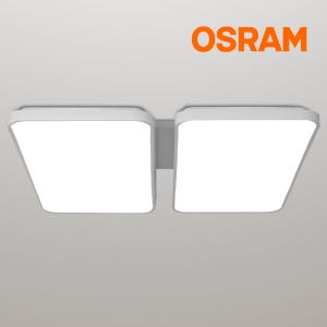 LED 전등 교체 방등 거실 천장 사무실 안방 시스템 천정등 오스람칩 120W 사각 릴리