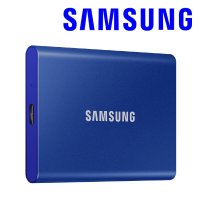 삼성 포터블 2테라 외장 SSD T7 2TB C타입 USB3.2 Gen2 4 1 인디고 블루