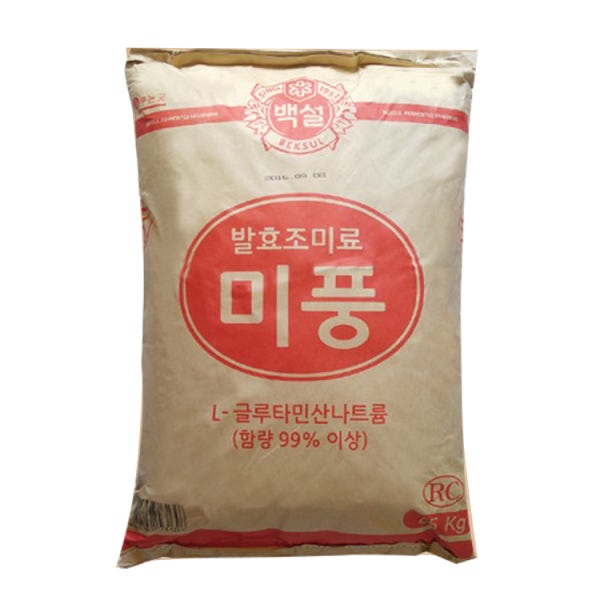 CJ 제일제당 백설 미풍 25kg 글루탐산나트륨 글루타민산나트륨