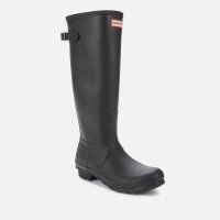 헌터 여성 레인부츠 오리지널 백 어드저스터블 무광 장화 Hunter rainboots