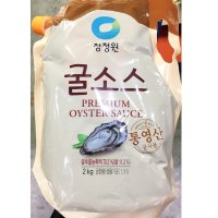 업소용 대용량 굴소스 파우치형 2kg 굴양념 식당 식자재 볶음용 2키로