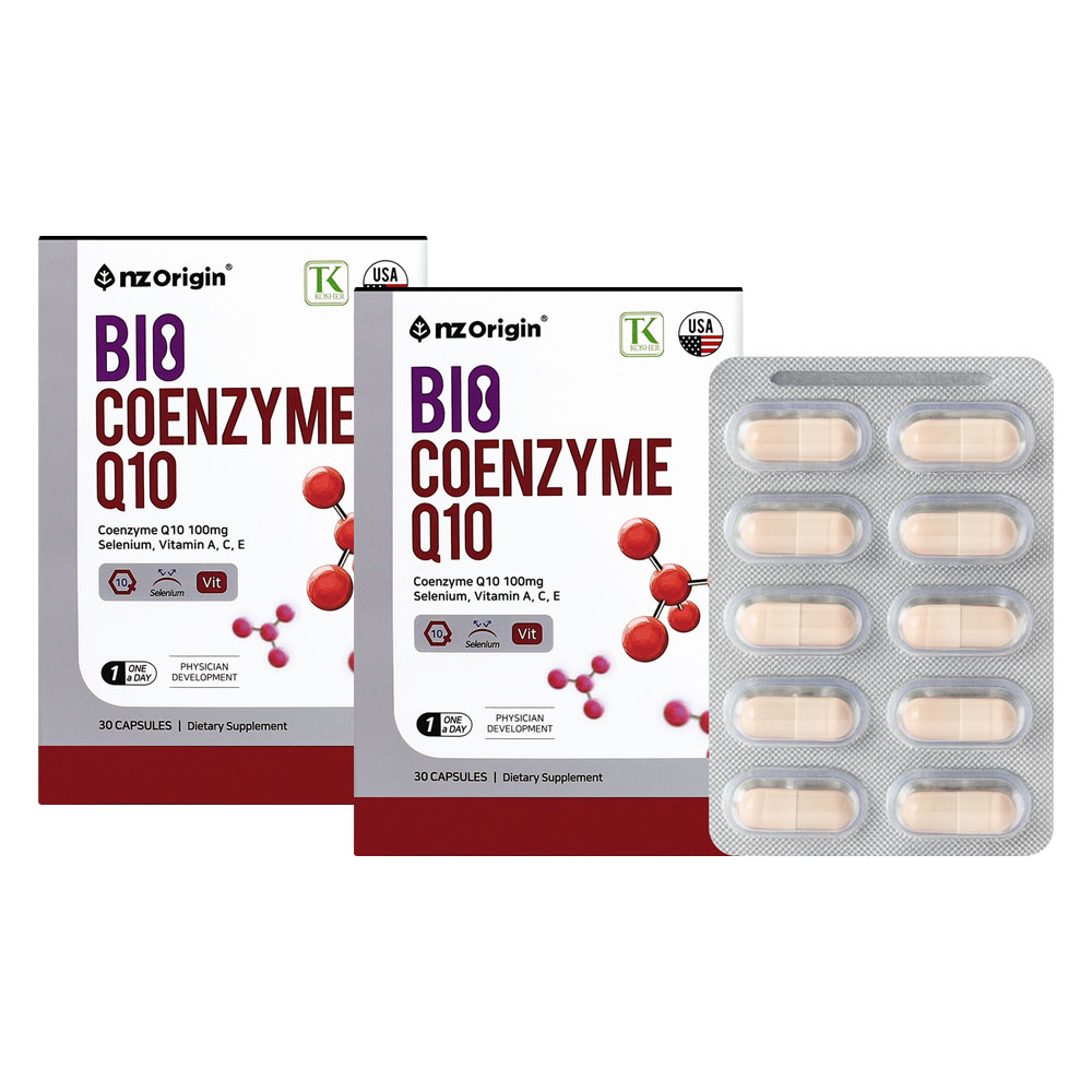 유비퀴놀 코엔자임q10 엔젯오리진 바이오 코큐텐 식물성 캡슐 2개월분