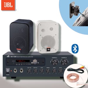 JBL 카페음향 세트 Control 1Pro 스피커 2개 GNS 블루투스 앰프 1개 케이블 증정
