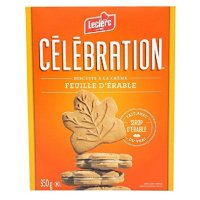 Leclerc Celebration 캐나다 메이플 리프 크림 쿠키 350g