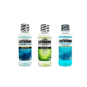 리스테린 입냄새 제거 구강청결제 쿨민트 그린티 마일드 마우스워시 구취 세정제 100g