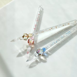 글라스카오리아 글라스펜 쥬얼리 유리펜 딥펜 크리스탈펜 캘리그라피