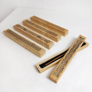 오늘의오브제 대나무 인센스 스틱 홀더 5종 우드 챔버 향 피우기 받침 일체형 명상 엔틱