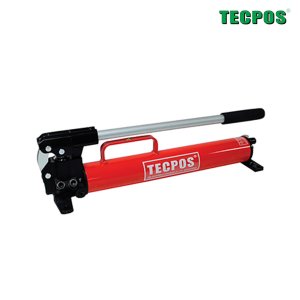 TECPOS 스마트 수동 유압펌프 SP08 (유압램/50톤 100mm까지) 탱크800cc 호스1.8m/실린더펌프 오일누유차단 내부압력자동제거