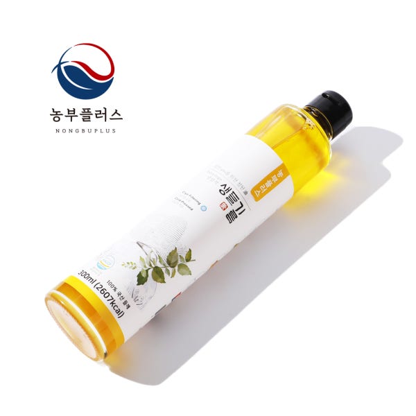 국산 냉압착 생들기름 300ml 농부플러스
