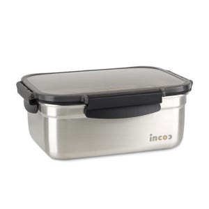 인콕 스텐콕 블랙 스텐 밀폐용기 직사각 8호 2000ml