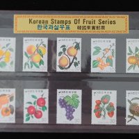 한국과실우표[1974년] Korean Stamps of Fruit Series