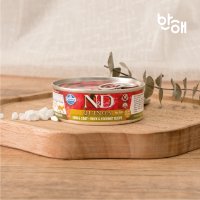 반해 l 파미나 N&D 퀴노아 캣 스킨&코트 오리 캔 80g