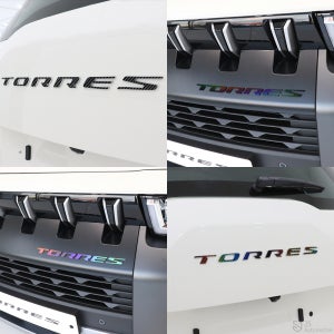 토레스 로고 레터링 트렁크 범퍼 랩핑 스티커 용품
