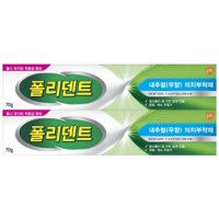 폴리덴트 의치 부착재 70g 무향 x2개