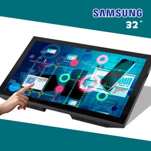 (강화유리) 32인치 삼성 정전식 터치 오픈프레임 DS-PT320SF-G