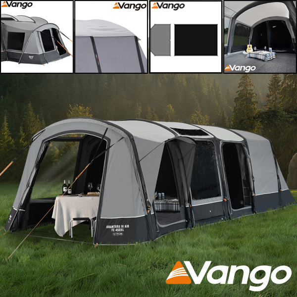 반고 아난타라4 450XL 면혼방 TC 에어텐트 4인용 세트 대형 패밀리 캠핑장비