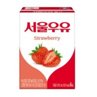 서울우유 멸균 딸기우유 200ml