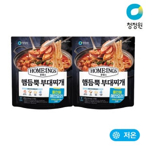 청정원 호밍스 햄&고기듬뿍 부대찌개 600g 2개