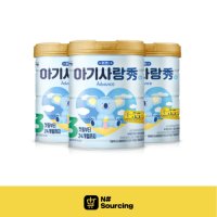 남양 아기사랑 수 어드밴스 분유 3단계 750g 3캔