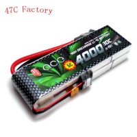 Gens Ace Lipo 배터리 4S 4000mAh 14.8V 충전식 25C 배터리 팩