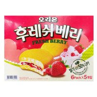 오리온 후레쉬베리 딸기맛 대용량 840g (28g X 30개)