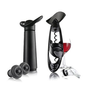 배큐빈 와인 액세서리 4종 세트(5P) 스크류 오프너 진공 마개 펌프 스토퍼 서버