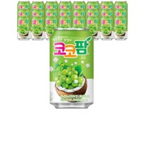 코코팜 포도 대용량 젤리 음료수 행사용 340ML CAN 24입 청포도 주스