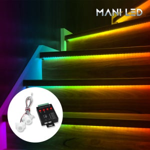 led 센서등 계단 복도 현관 신발장 인테리어 동작감지 모션 네오픽셀 컨트롤러 조명