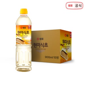 샘표 합성향없는 현미식초 900ml 15병