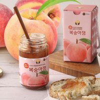 [행복을팜] 직접 키운 장성복숭아로 만든 HACCP 복숭아잼 260g