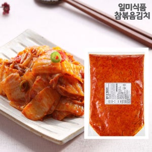 [임박할인중]일미 참 볶음김치 3kg x4팩 -맛김치 사이즈