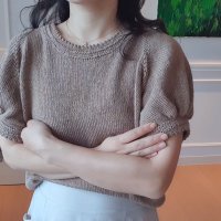 [패키지] 피콧 퍼프 블라우스Puff Blouse by 옷뜨는김뜨개