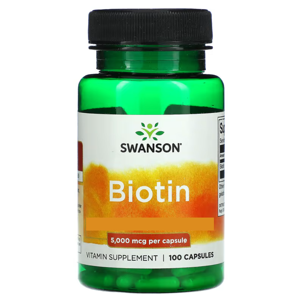스완슨 <b>비오틴 5000mcg</b> 100캡슐