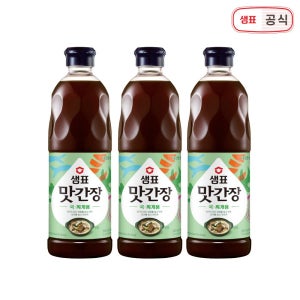 샘표 맛간장 국찌개용 860ml 3병