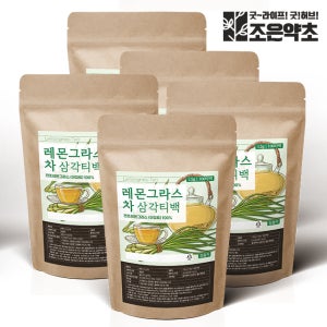 조은약초 레몬그라스 레몬그라스차 삼각티백 1.5g x 100티백 (대용량) x 5