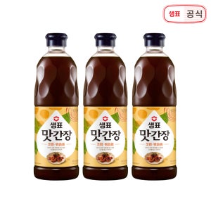 샘표 맛간장 조림볶음용 860ml 3병