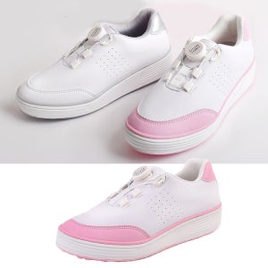 착화감좋은 다이얼 소가죽 여성 스니커즈 통풍잘되는 여름 골프화