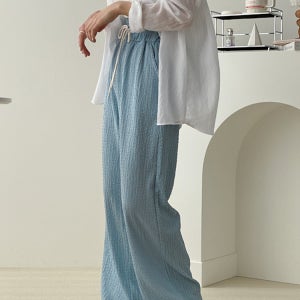 쭈글 쿨링 밴딩 와이드 팬츠 8color