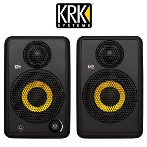 KRK GoAux 3 포터블 블루투스 모니터 스피커 전용가방 포함