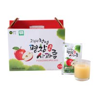 사과즙 100ml 50입 1박스 평창사과 천지애농원 과일즙