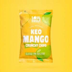 소울프룻 케오망고 칩 100% 과일 스낵 말린 망고 바삭칩 건조 과일 간식