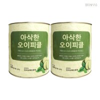 오이피클 밑반찬 가정용 아삭한 오이피클 3kg 2개