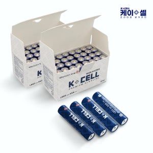 AAA 32알+32알 국산 케이셀 프리미엄 알카라인 건전지 1.5V LR03 (벌크)
