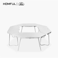 Homful 접이식 캠핑 테이블 (알루미늄) New Arrival