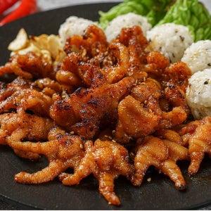 매운닭발 무뼈 불닭발 300g x5팩 숯불 캠핑음식 안주 혼술 야식