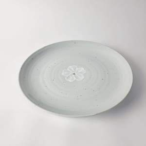 고백자 국화 원 뷔페 접시 4호 식당 분식 중식 분식집 중국집 그릇