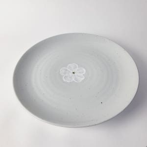고백자 국화 원 뷔페 접시 5호 식당 분식 중식 분식집 중국집 그릇