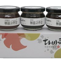 다산명가 볶음고추장 미니세트 A / 120g x 3병(한우,전복,잔멸치) / 명가비법