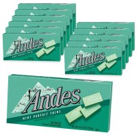 Andes 안데스 민트 파르페 씬스 초콜릿 28피스 4.67oz(132g) 12팩